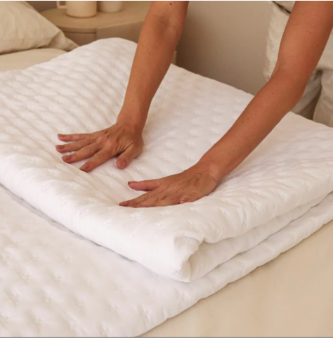 Acolchado Sara King Blanco de 260X280 cm