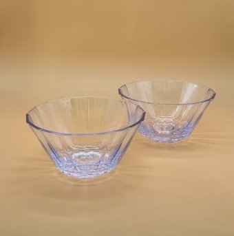 Bowl Acrilico Facetado 15 cm