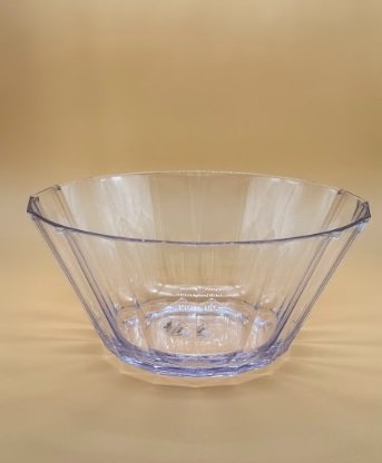 Ensaladera Acrilico Facetado 26 cm