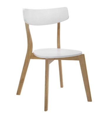 Silla Claire Blanca Madera WM-1597/B