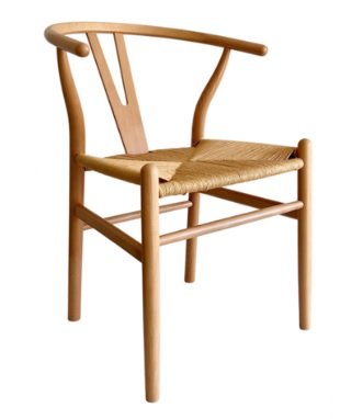 Silla Wishbone Varnish Kraft Natural W001/CN