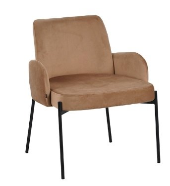 Sillon Roma Taupe Base Negra - DC329/TA