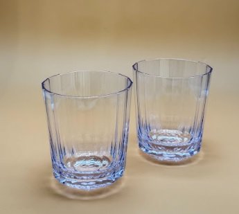 Vaso Acrilico Facetado 400 cc